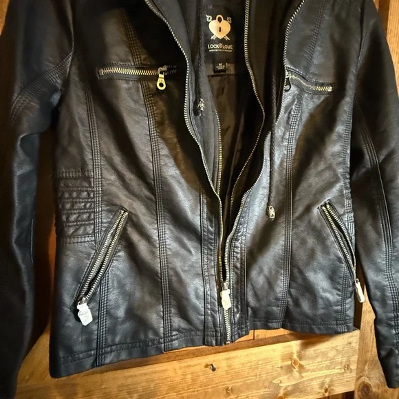 Black Leather Jacket - Picture 3 of 4